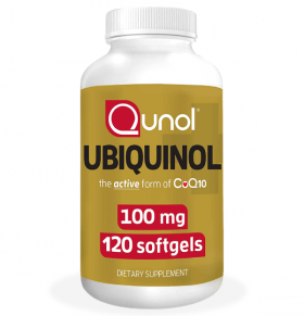 Ubiquinol Active Form of CoQ10 100mg, 120 Softgels